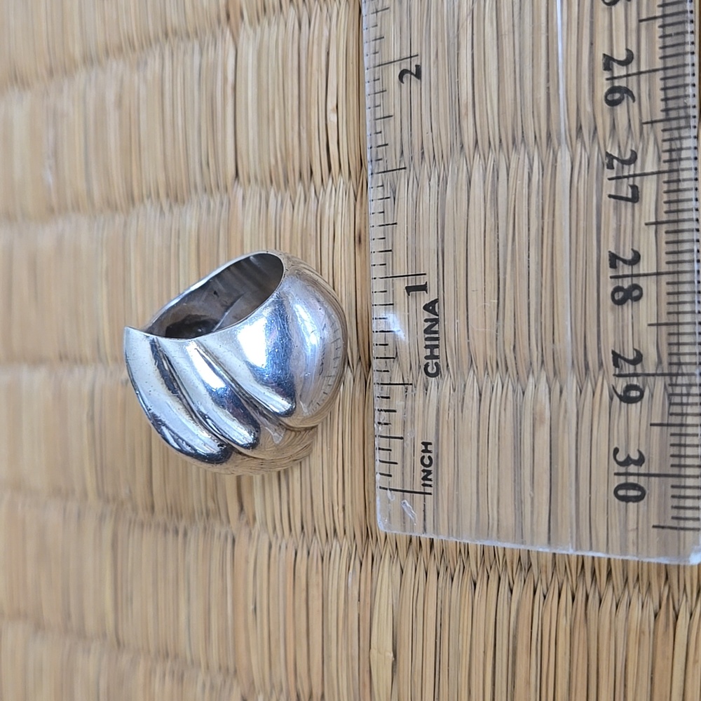 Bold Silver 925 Ring - image 8